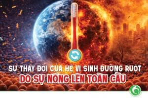 SỰ THAY ĐỔI CỦA HỆ VI SINH ĐƯỜNG RUỘT DO SỰ NÓNG LÊN TOÀN CẦU. ĐIỀU HÒA SỨC KHỎE VẬT CHỦ VÀ TÌNH TRẠNG BỆNH Ở ĐỘNG VẬT BIẾN NHIỆT