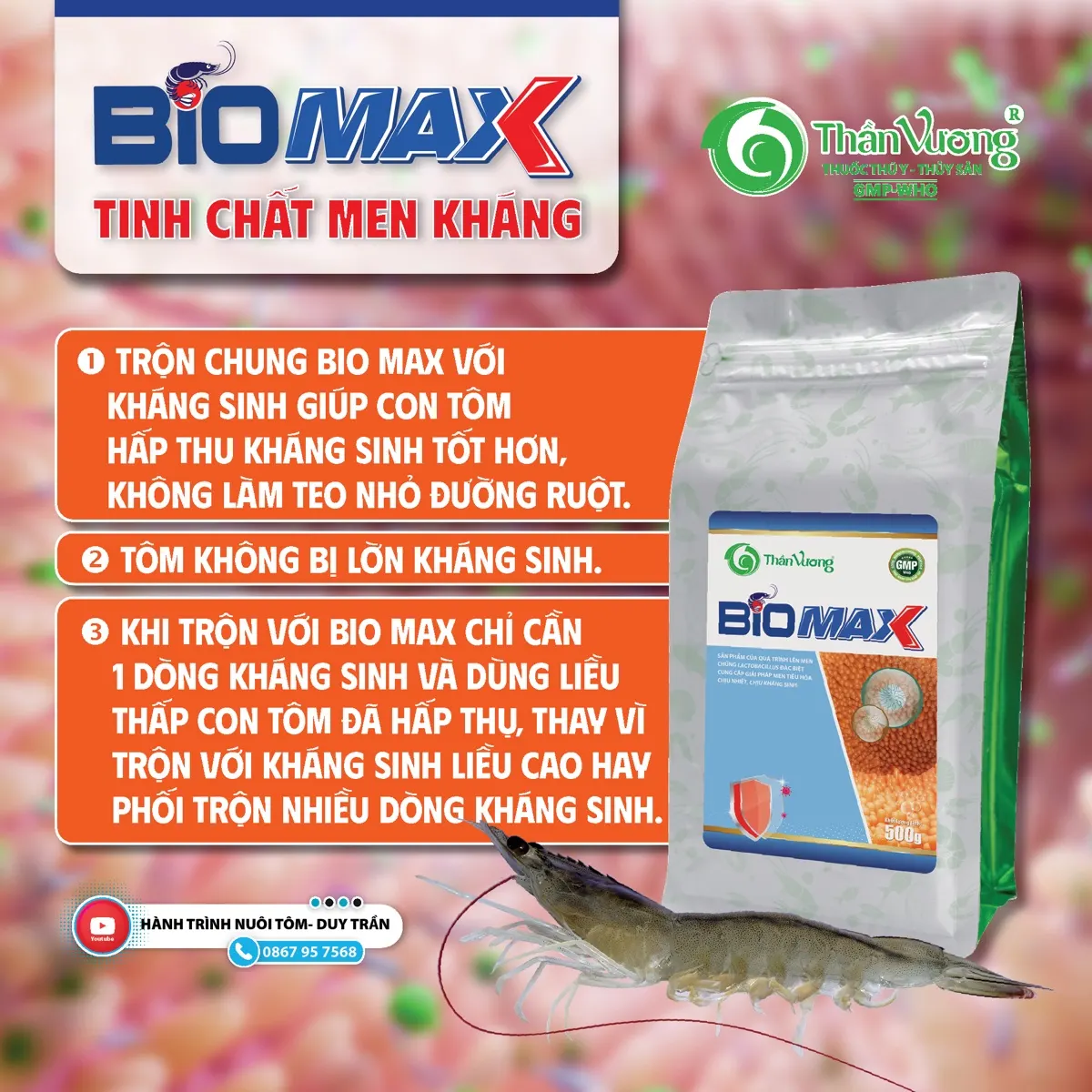 BIO MAX — vi sinh đậm đặc xử lý nước & đáy ao tôm thâm canh
