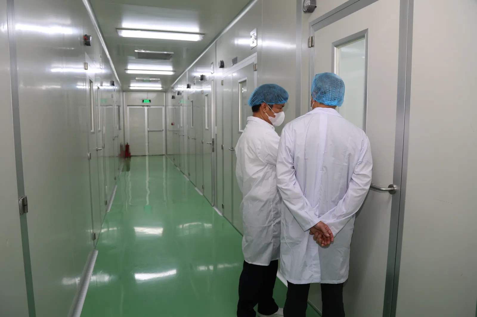 Hành lang khu sản xuất sạch