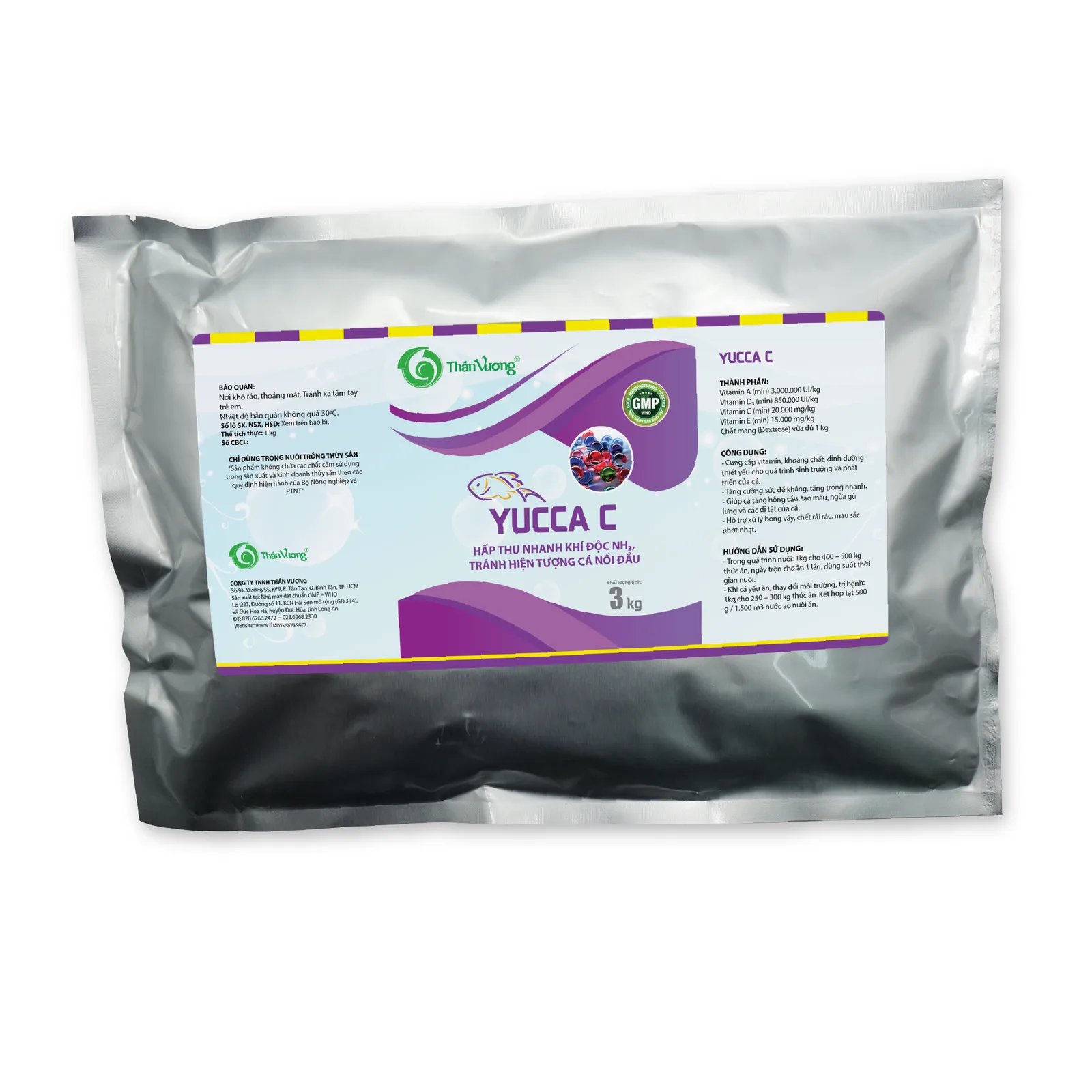 Túi YUCCA C 3 kg bản cá