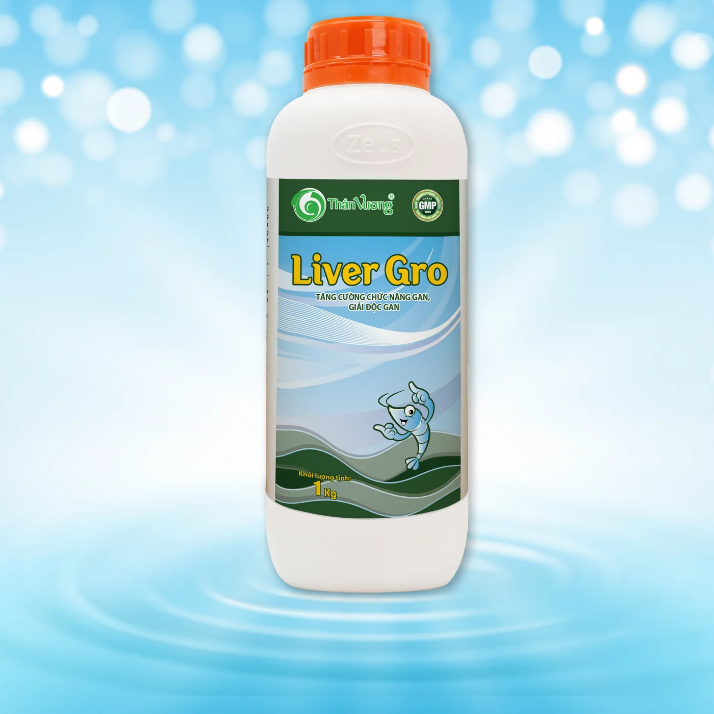 Chai LIVER GRO trên nền nước