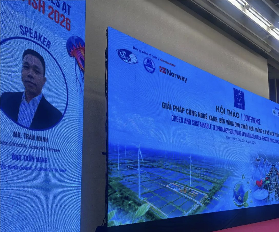 Phông chính chuỗi phiên công nghệ xanh bền vững do Na Uy đồng tổ chức tại VietFish 2026