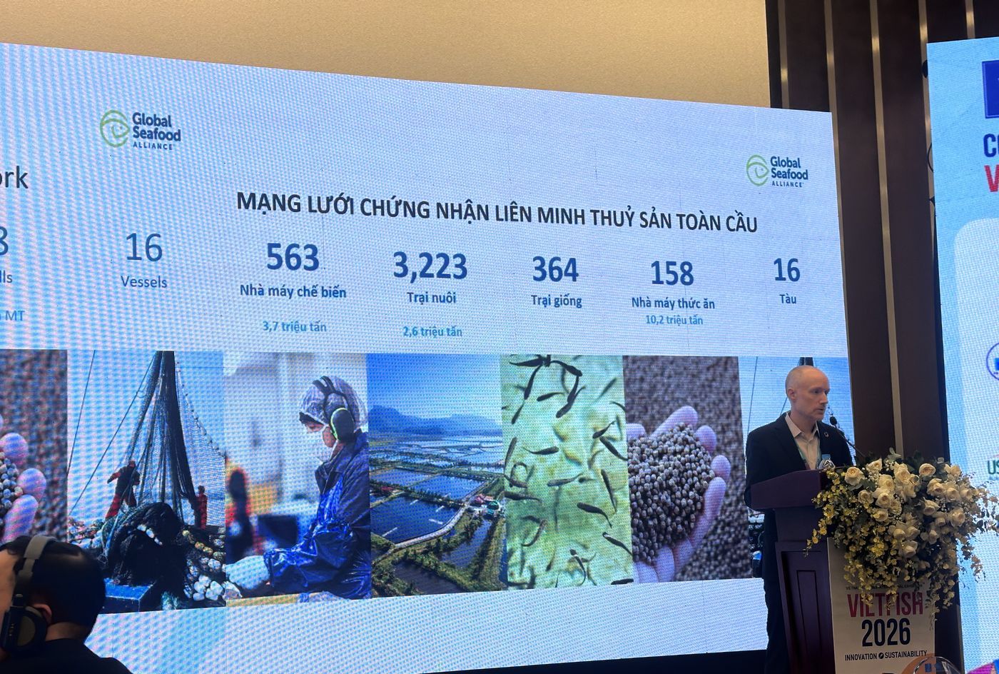 Slide mạng lưới chứng nhận GSA tại hội thảo