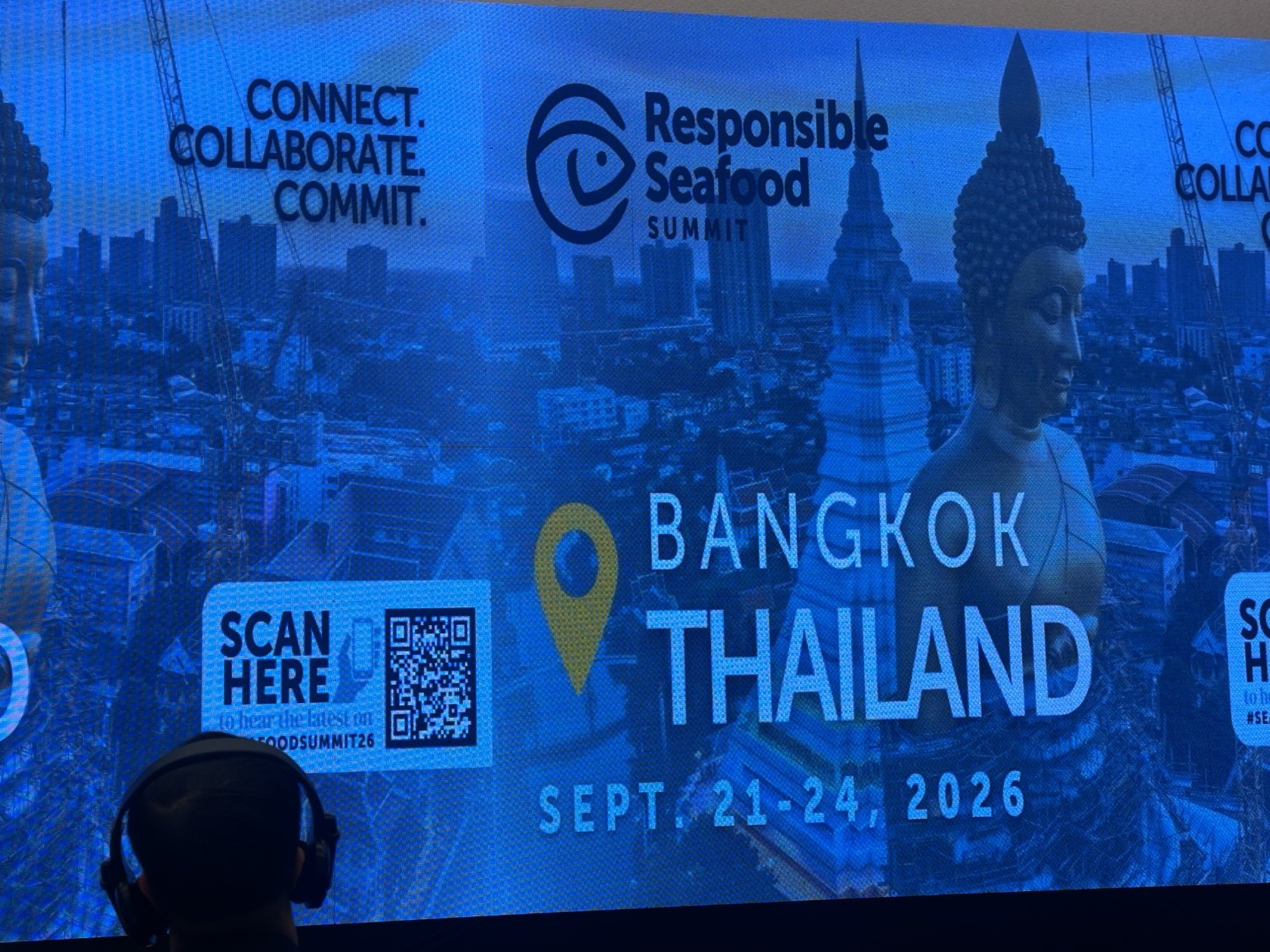 Banner Responsible Seafood Summit tại Bangkok Thái Lan 21-24 tháng 9 2026